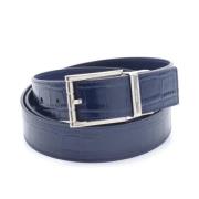 Pre-owned Leather belts Bally Pre-owned , Blue , Dames