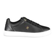 Sportieve Zwarte Sneakers met Contrastdetails Tommy Hilfiger , Black ,...