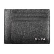 Heren Portemonnee Zwart Rfid Contrast Details Calvin Klein , Black , H...