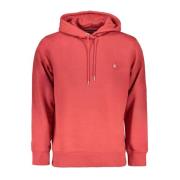 Rode hoodie met logo-applicatie Calvin Klein , Red , Heren