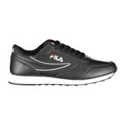 Sportieve Vetersneakers Heren Zwart Fila , Black , Heren