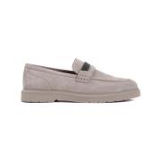 Elegante Loafer Schoenen Naakt Neutrals Brunello Cucinelli , Gray , Da...