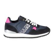 Blauwe Sportieve Veterschoenen met Contrastdetails Napapijri , Blue , ...