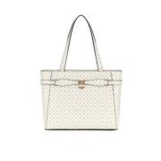 Dames Arlena Logo Handtas Guess , White , Dames