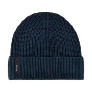 Patch Logo Beanie - Blauw Guess , Blue , Dames