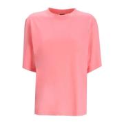 Dames Logo T-Shirt Hugo Boss , Pink , Dames