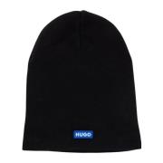 Mannen Beanie Hat Xovo_C Hugo Boss , Black , Heren