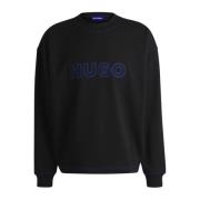 Mannen Logo Sweater Hugo Boss , Black , Heren