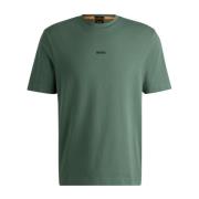 Heren Casual T-shirt Hugo Boss , Green , Heren