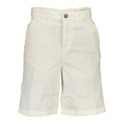 Witte Bermuda Shorts Regular Fit Logo North Sails , White , Heren