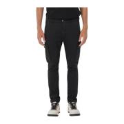 Zwarte denim jeans Replay , Black , Heren