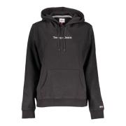 Zwarte hoodie met lange mouwen Tommy Hilfiger , Black , Dames