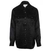 Stijlvolle Blouses Closed , Black , Dames