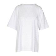 Indiana T-shirt met strass 8PM , White , Dames