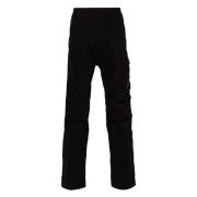 Zwarte Cargo Broek met Lens Detail C.p. Company , Black , Heren