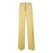 Gele Denim Jeans Donker Graan Etro , Yellow , Dames