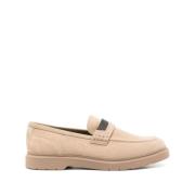 Beige Platte Schoenen met Monili Detail Brunello Cucinelli , Beige , D...