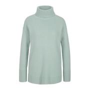 Luxe Merinowol en Kasjmier Pullover Riani , Green , Dames