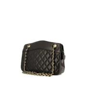 Pre-owned Leather chanel-bags Chanel Vintage , Black , Dames