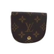 Pre-owned Canvas wallets Louis Vuitton Vintage , Brown , Dames