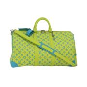 Pre-owned Plastic handbags Louis Vuitton Vintage , Yellow , Dames