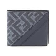 Pre-owned Canvas wallets Fendi Vintage , Blue , Heren