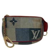 Pre-owned Canvas louis-vuitton-bags Louis Vuitton Vintage , Blue , Dam...