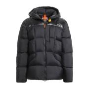 Zwarte Winterjas - Heren Stijl Parajumpers , Black , Heren