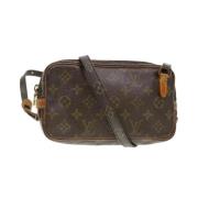 Pre-owned Canvas shoulder-bags Louis Vuitton Vintage , Gray , Dames