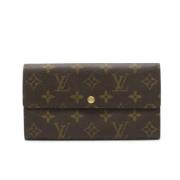 Pre-owned Canvas wallets Louis Vuitton Vintage , Brown , Dames