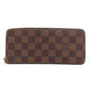 Pre-owned Canvas wallets Louis Vuitton Vintage , Brown , Dames