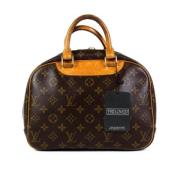 Pre-owned Canvas handbags Louis Vuitton Vintage , Brown , Dames