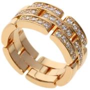 Pre-owned Rose Gold rings Cartier Vintage , Yellow , Dames