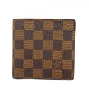 Pre-owned Leather wallets Louis Vuitton Vintage , Brown , Heren