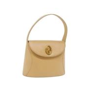 Pre-owned Leather handbags Dior Vintage , Beige , Dames