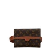 Pre-owned Canvas louis-vuitton-bags Louis Vuitton Vintage , Brown , Da...