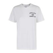 Crest Logo T-shirt Sporty & Rich , White , Dames