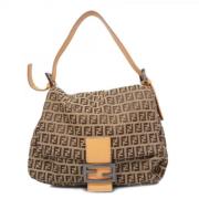 Pre-owned Plastic fendi-bags Fendi Vintage , Brown , Dames