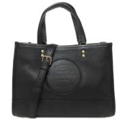 Pre-owned Leather handbags Coach Pre-owned , Black , Dames