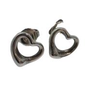 Pre-owned Metal earrings Tiffany & Co. Pre-owned , Gray , Dames