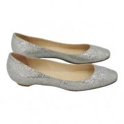 Pre-owned Fabric espadrilles Jimmy Choo Pre-owned , Gray , Dames