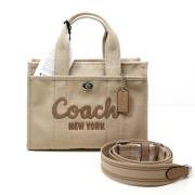 Pre-owned Canvas shoulder-bags Coach Pre-owned , Beige , Dames