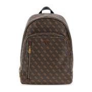 Heren Logo Rugzak Guess , Brown , Heren