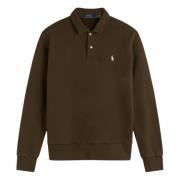 Loopback Fleece Kraag Sweatshirt Polo Ralph Lauren , Brown , Heren