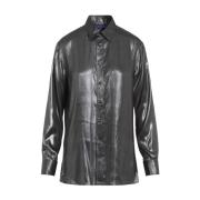 Dameskleding Shirts Grijs Aw24 Ralph Lauren , Black , Dames