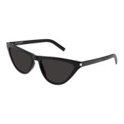 Slim Zonnebril Saint Laurent , Black , Unisex