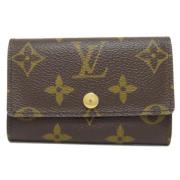 Pre-owned Canvas key-holders Louis Vuitton Vintage , Brown , Dames