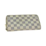 Pre-owned Canvas wallets Louis Vuitton Vintage , Beige , Dames