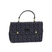 Pre-owned Canvas celine-bags Celine Vintage , Blue , Dames