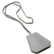 Pre-owned Leather necklaces Hermès Vintage , Gray , Unisex